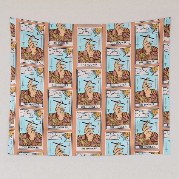 Item preview, The Original Hooker Tarot Card designed and sold by PinkSheepMerch.