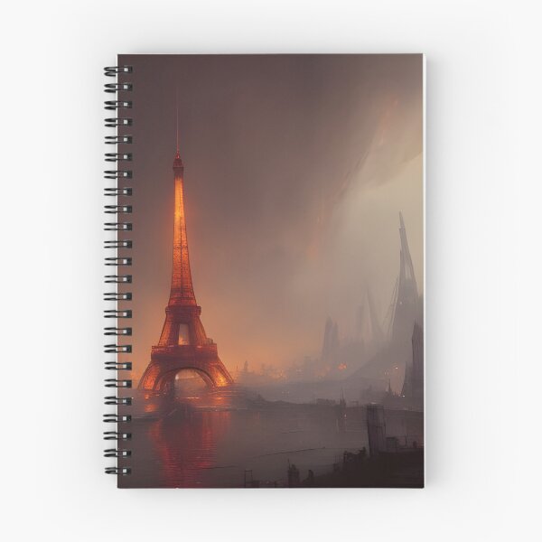 Item preview, Eiffel Tower Paris Post Apocalyptic Art designed and sold by Ameiva-Apparel.