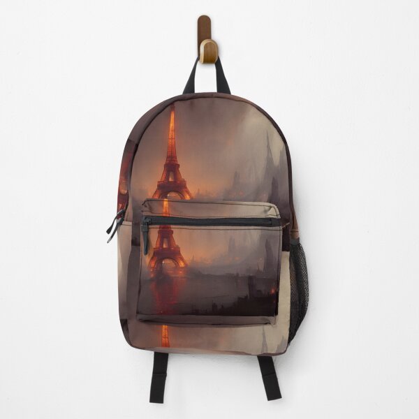 Item preview, Eiffel Tower Paris Post Apocalyptic Art designed and sold by Ameiva-Apparel.