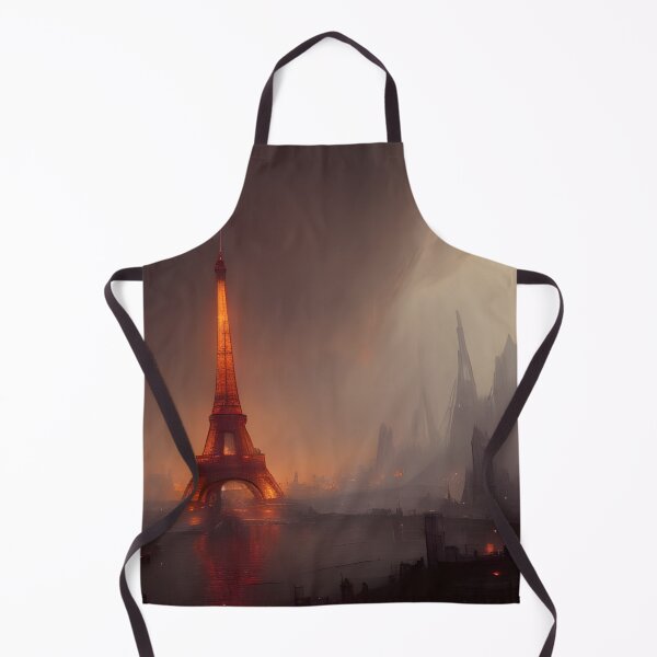 Item preview, Eiffel Tower Paris Post Apocalyptic Art designed and sold by Ameiva-Apparel.