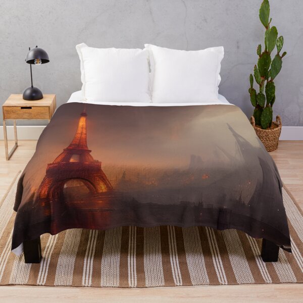Item preview, Eiffel Tower Paris Post Apocalyptic Art designed and sold by Ameiva-Apparel.