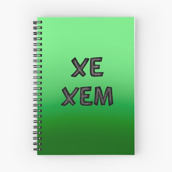Item preview, Xe Xem Pronouns Merch With Glitter Font designed and sold by ArtbyDannyGavin.