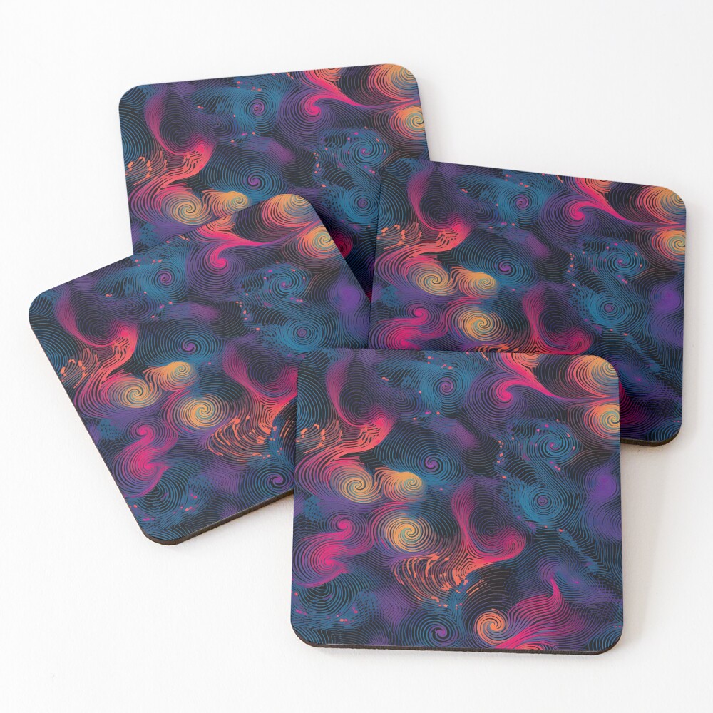 Item preview, Coasters (Set of 4) designed and sold by PyroCybin.