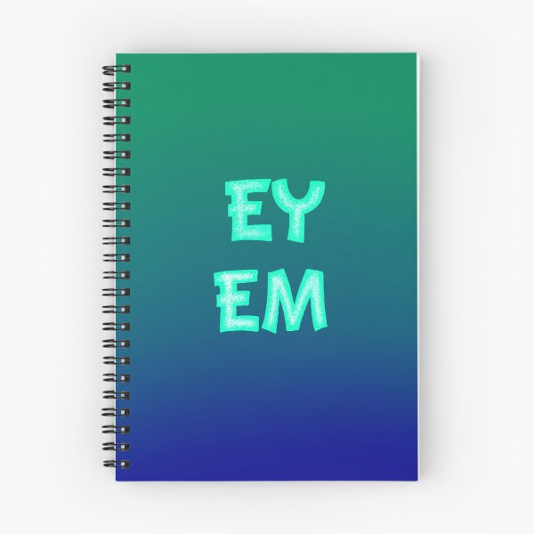 Item preview, Ey Em Pronouns Merch With Glitter Font designed and sold by ArtbyDannyGavin.