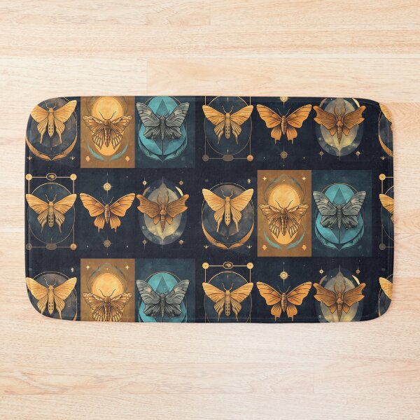 Item preview, Moth Pattern designed and sold by Moth & Antler Media.