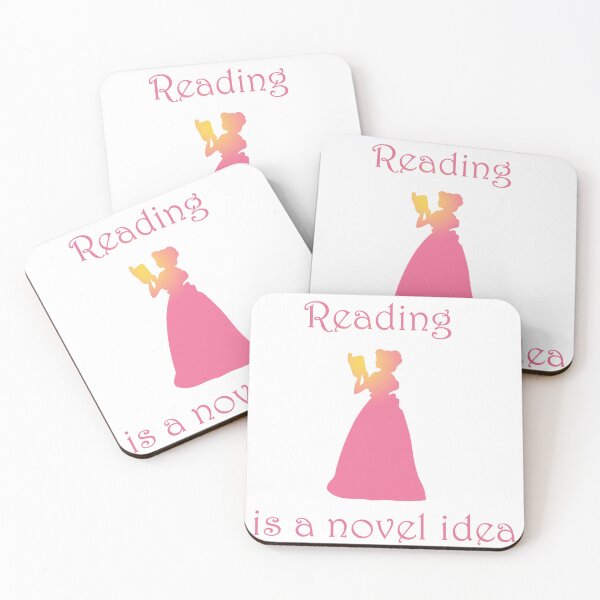 Item preview, Reading is a novel idea designed and sold by pinkcraftfairy.