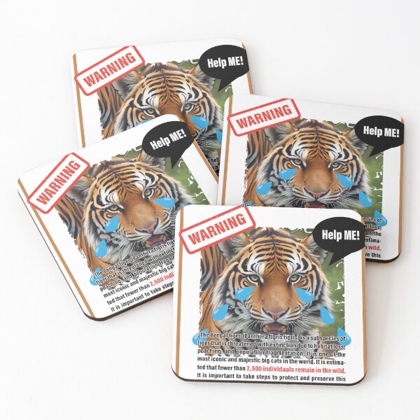 Item preview, Bengal Tiger, recycle, reuse, renew, rethink designed and sold by Adapatterns.