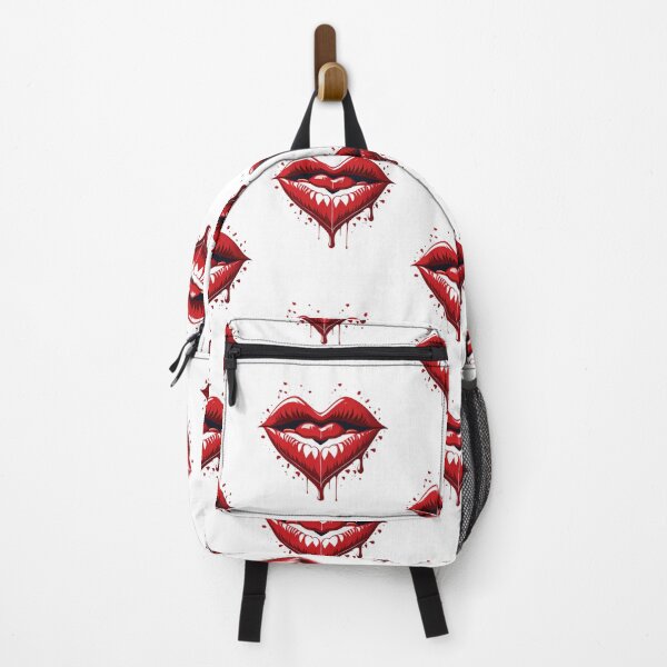Item preview, lips and hearts of red colour. It is a vector illustration of a colorful heart shape, a thick line of black lines representing the outline and dotted line inside that represent a fill color. designed and sold by FOUAD HAMIMI ⭐⭐⭐⭐⭐.