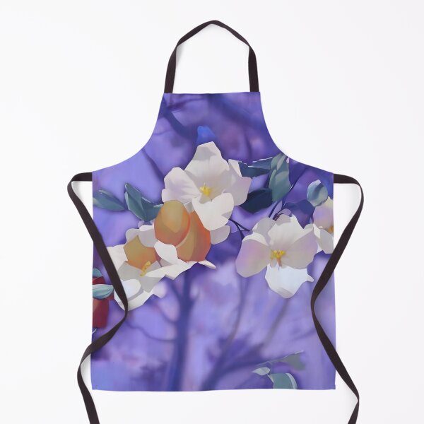 Item preview, White Blossoms on Lavender designed and sold by Dana Roper.