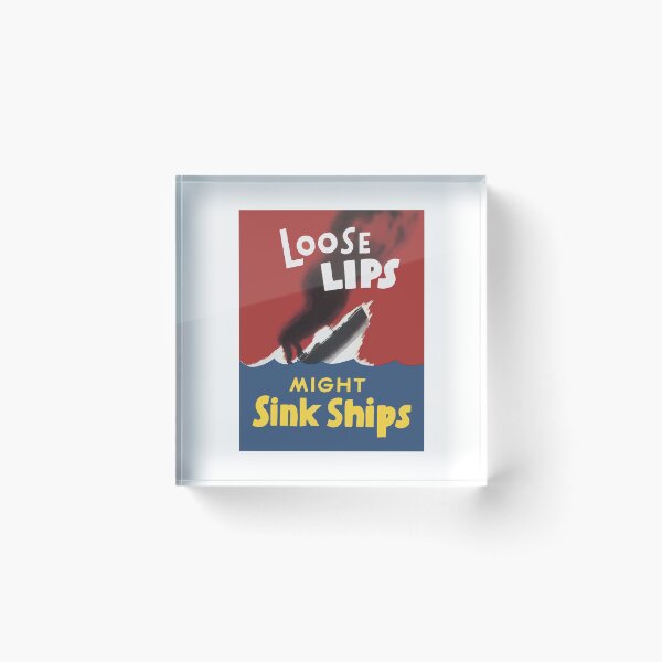 Item preview, The Loose Lips (Might Sink Ships) designed and sold by franklinprintco.