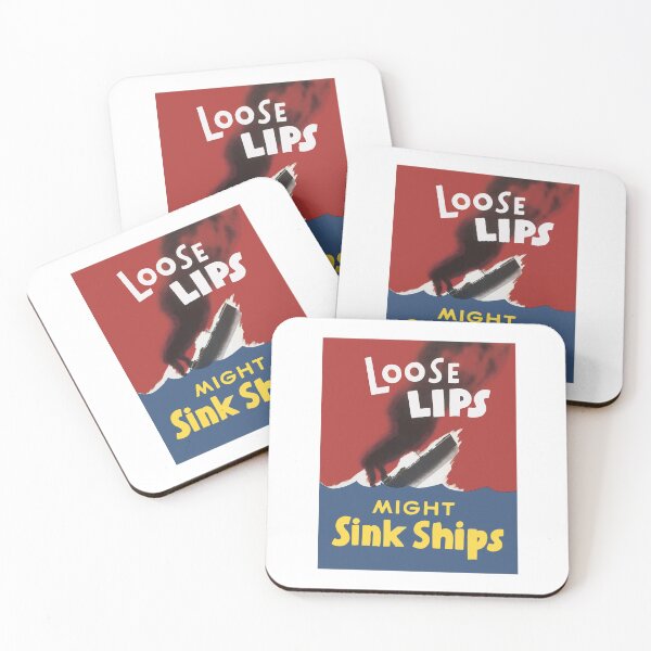 Item preview, The Loose Lips (Might Sink Ships) designed and sold by franklinprintco.