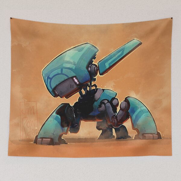 Item preview, JimRowBot 03 - Little Blue Robot designed and sold by jimrow.