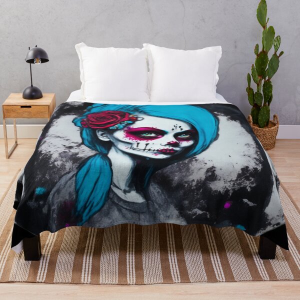 Item preview, Beautiful Mystique Skull Girl designed and sold by UnderTheFace.
