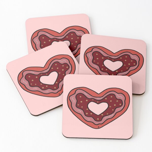 Item preview, heart donut <3 designed and sold by heartbyjes.