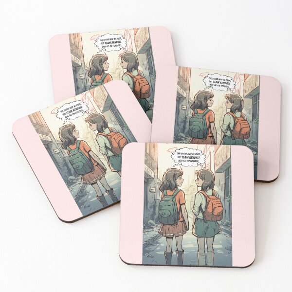 Item preview, Succession: Team Kendall forever. 2 happy girls; Manga style designed and sold by Starfox46.
