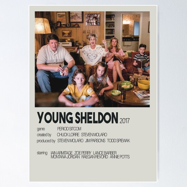 Item preview, Young Sheldon - TV Poster designed and sold by AndreaDesignsCA.