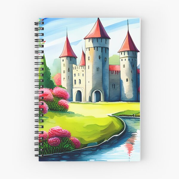 Item preview, Fairytale Castle with Rose Garden designed and sold by AuroraSpringer.