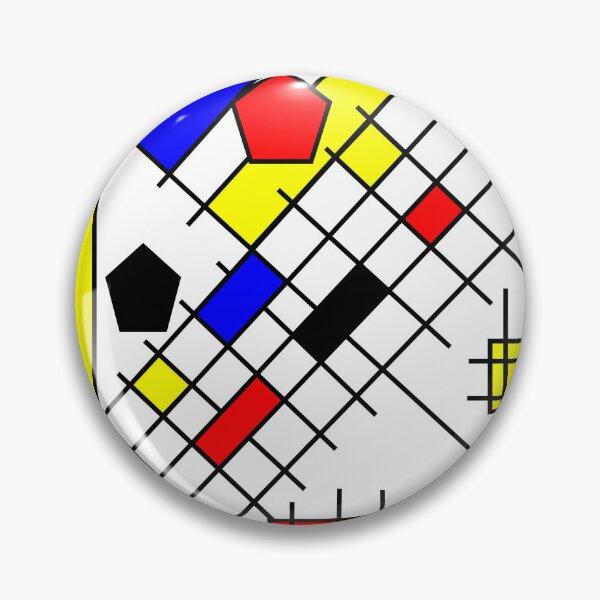 Item preview, Composition inspired in Mondrian and Kandisnky with a touch of Miró designed and sold by hermarartonline.