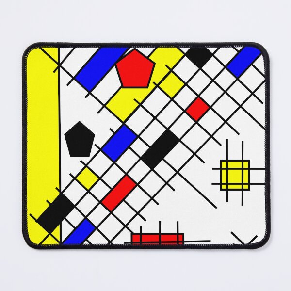 Item preview, Composition inspired in Mondrian and Kandisnky with a touch of Miró designed and sold by hermarartonline.