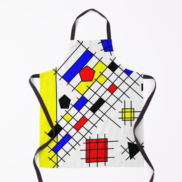 Item preview, Composition inspired in Mondrian and Kandisnky with a touch of Miró designed and sold by hermarartonline.