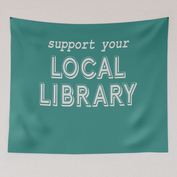 Item preview, Support Your Local Library! designed and sold by Spiritsunflower.
