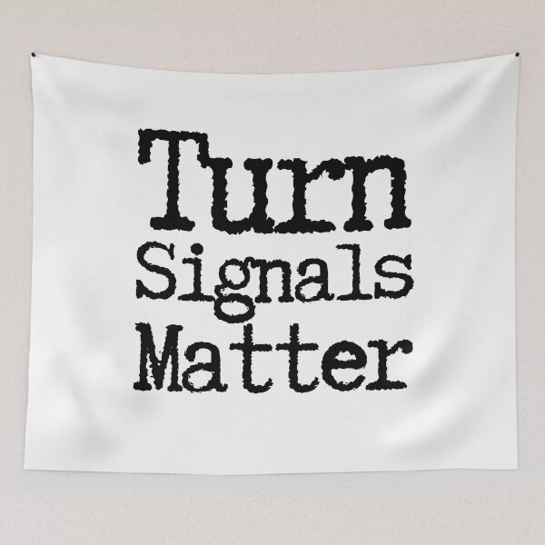 Item preview, Turn Signals Matter Black Letter Typewriter Font designed and sold by GFamilyC.