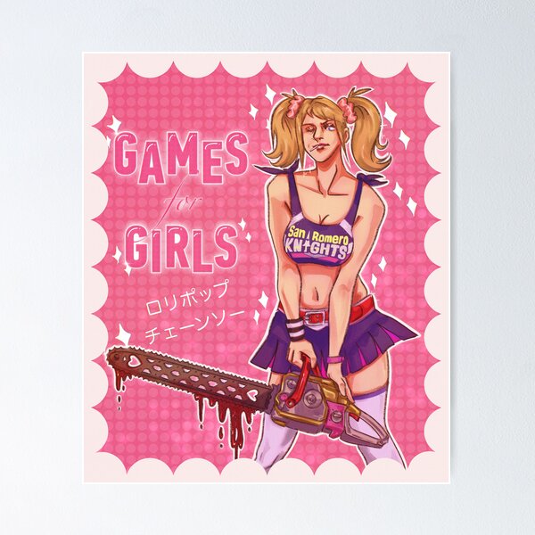 Lollipop Chainsaw Console Video Game Wall Art Home Decor - POSTER