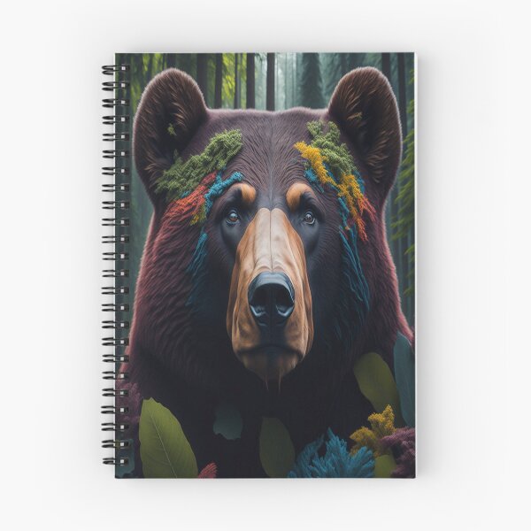 Item preview, Colorful bear watching you designed and sold by artwealllove.