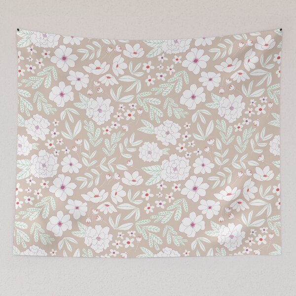 Item preview, Patrón floral de primavera - rosa designed and sold by AshleySummers.