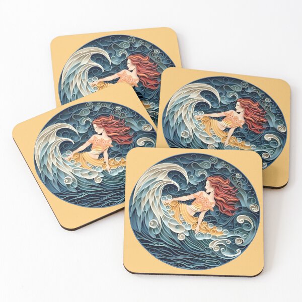Item preview, Mermaids Tails in the Tide designed and sold by AdiRemba.