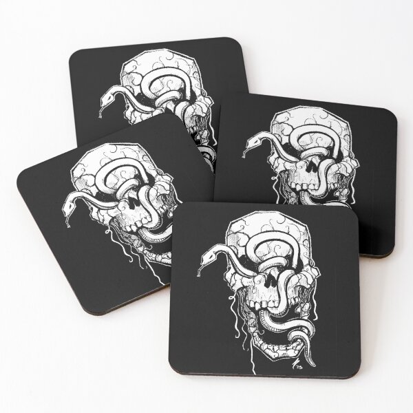 Item preview, Grungey Snake Vines Skull  designed and sold by I-Am-Daley.