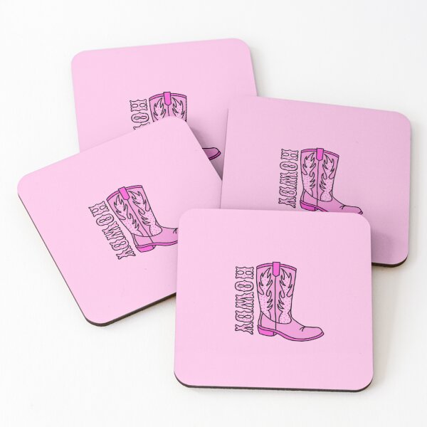 Item preview, pink cowboy boot. designed and sold by stick-it-to-um.