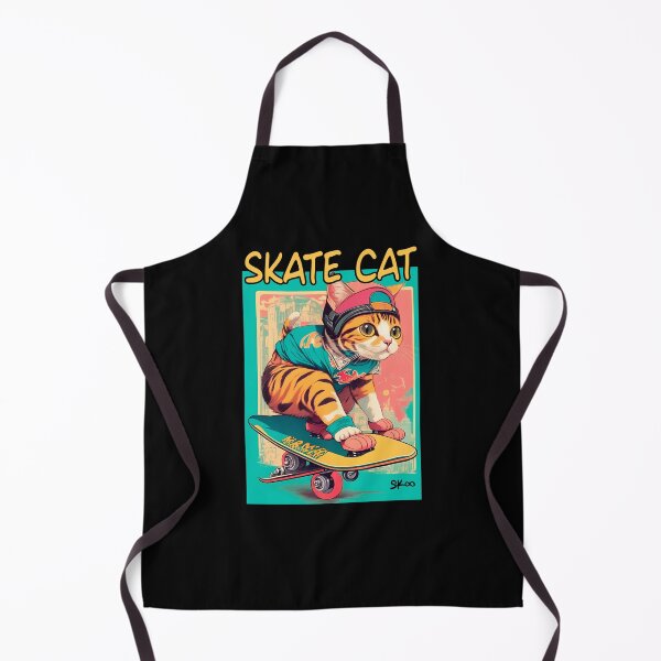 Item preview, Skate Cat Vintage Tee, Funny Retro Animals on Skateboards designed and sold by PrintOfi.