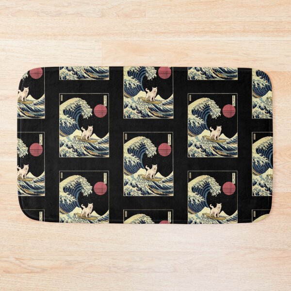 Item preview, Akbash Kanagawa Japanese Surfing Wave designed and sold by rafaeltto.