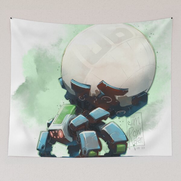Item preview, JimRowBot 06 - Letter Ball designed and sold by jimrow.