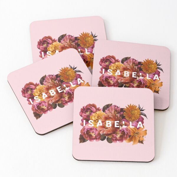 Item preview, Isabella Modern Typography & Bohemian Flower Collage designed and sold by Trish Dish.