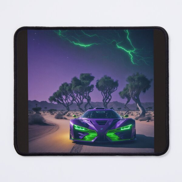 Item preview, Futuristic Sports car/Racing car in Desert. Digital Art by BLACK DRAGON DIGITAL  designed and sold by Grin.
