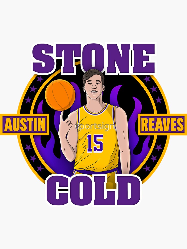 Stone Cold - Austin Reaves - Los Angeles Basketball Sticker for