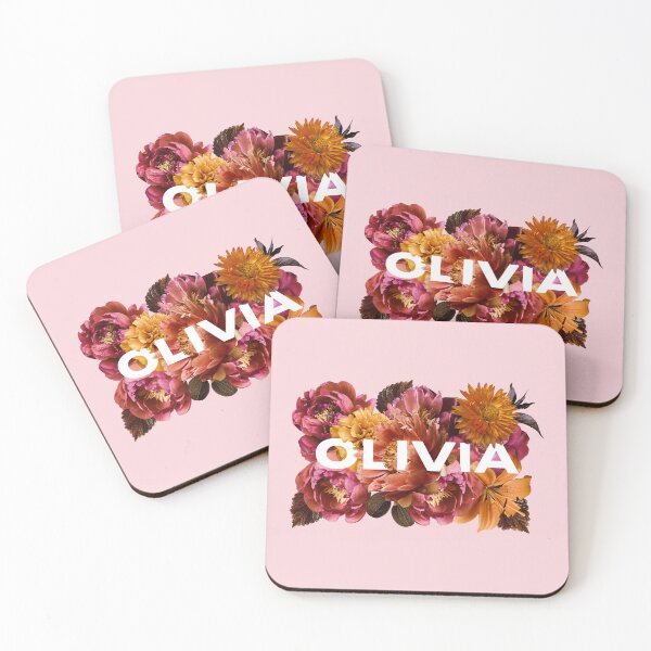 Item preview, Olivia Modern Typography & Bohemian Flower Collage designed and sold by Trish Dish.