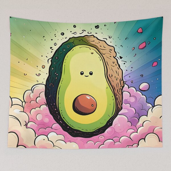 Item preview, Happy Avocado designed and sold by CuriousHeart.