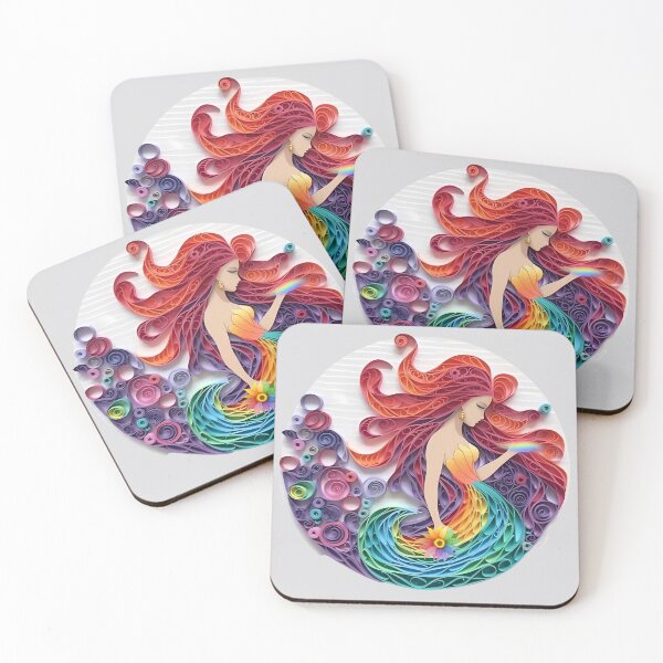 Item preview, Mermaids with Rainbow Scales designed and sold by AdiRemba.