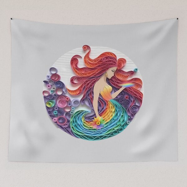 Item preview, Mermaids with Rainbow Scales designed and sold by AdiRemba.