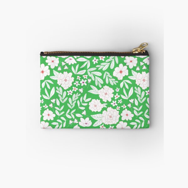 Aperçu de l'œuvre Motif floral printanier - Vert créée et vendue par AshleySummers.