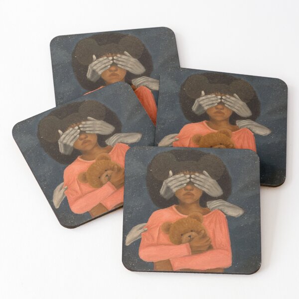 Item preview, Girl Holding Teddy Bear designed and sold by solaalonza.