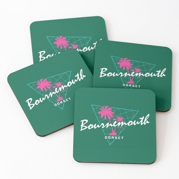 Item preview, Retro 80s Neon _Bournemouth_ Vintage Dorset   designed and sold by MyclothingArttt.