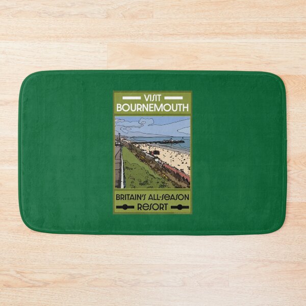 Item preview, Vintage Bournemouth Retro Art s -  Inspired Travel s - Bournemouth Seaside designed and sold by MyclothingArttt.