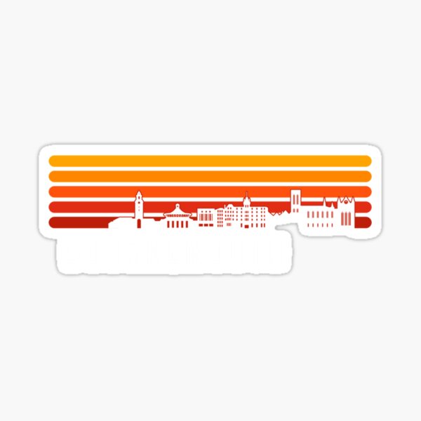 Item preview, Vintage Bournemouth Cityscape Retro Skyline    designed and sold by MyclothingArttt.