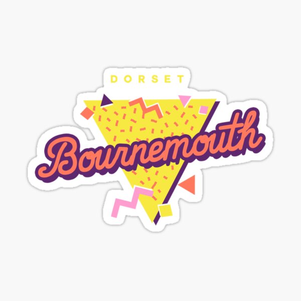 Item preview, Retro 90s Pop _Bournemouth_ Vintage Dorset   designed and sold by MyclothingArttt.