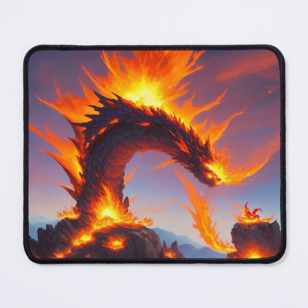 Item preview, "Volcanic Eruption: A Fiery Storm on Redbubble." designed and sold by TheZIg.