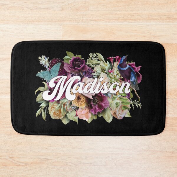 Item preview, Madison Boho Vintage Flower Name Collage designed and sold by Trish Dish.
